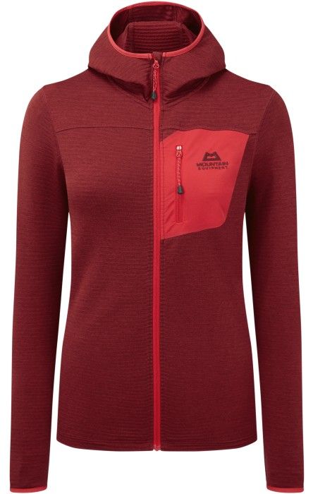 Mountain Equipment Lumiko Hooded Wmns Jacket Rhubarb/Capsicum