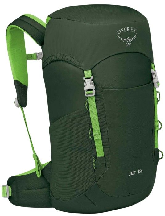 Osprey Kids Jet 18L Green Canopy/Limeline Green