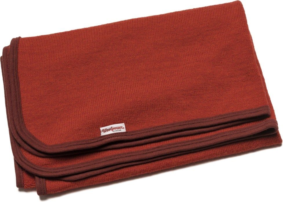 Woolpower Kids Blanket 400 merinovillapeitto, Autumn Red