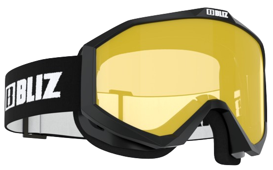 Bliz Liner Black-White Logo with Yellow