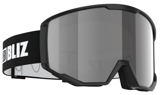 Bliz Spark Black with Orange/Silver Mirror