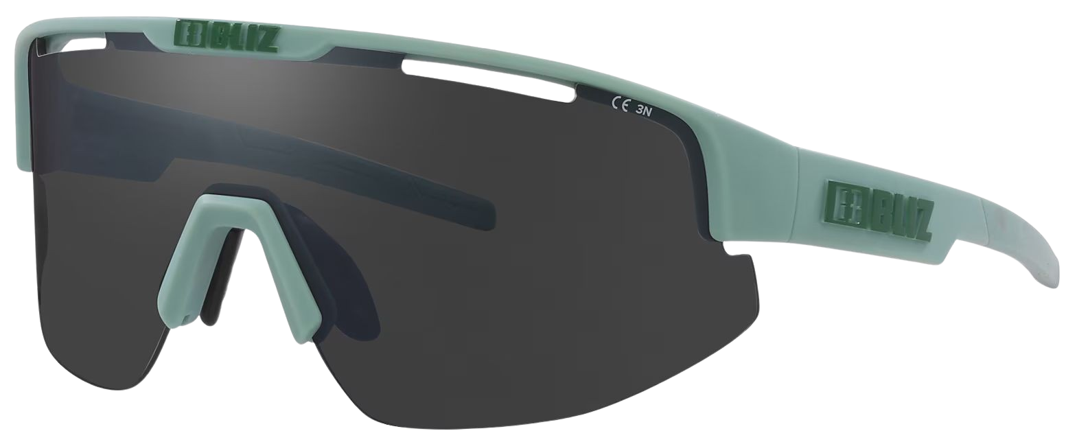 Bliz Matrix Matt Green Smoke w Silver Mirror