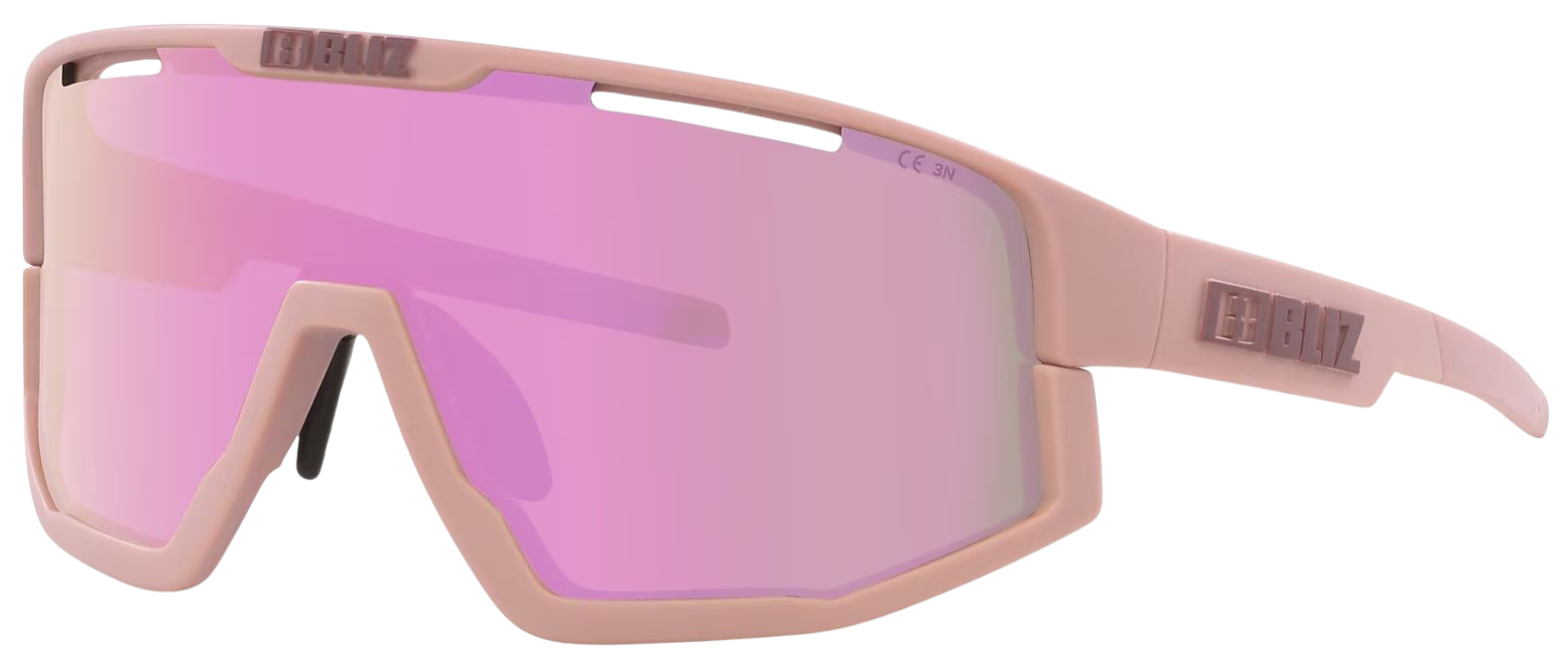 Bliz Fusion Small Matt Pink with Brown/Pink Multi