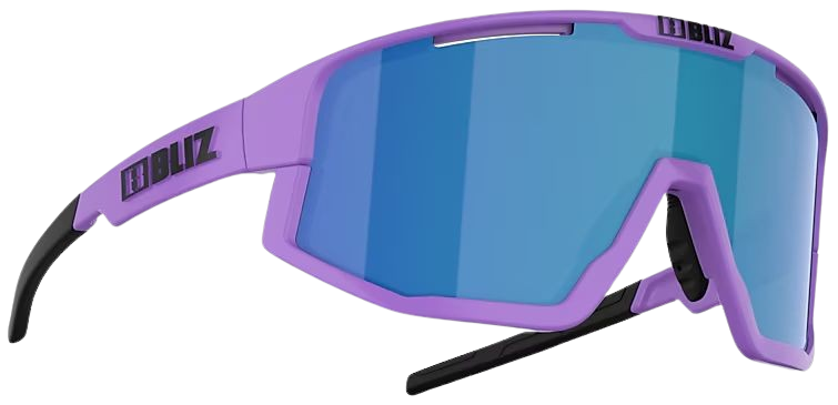 Bliz Fusion Small Matt Purple with Brown/Blue Multi