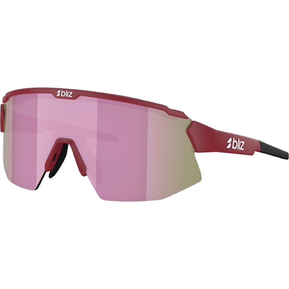 Bliz Breeze Small Matt Burgundy/Brown with Rose Multi