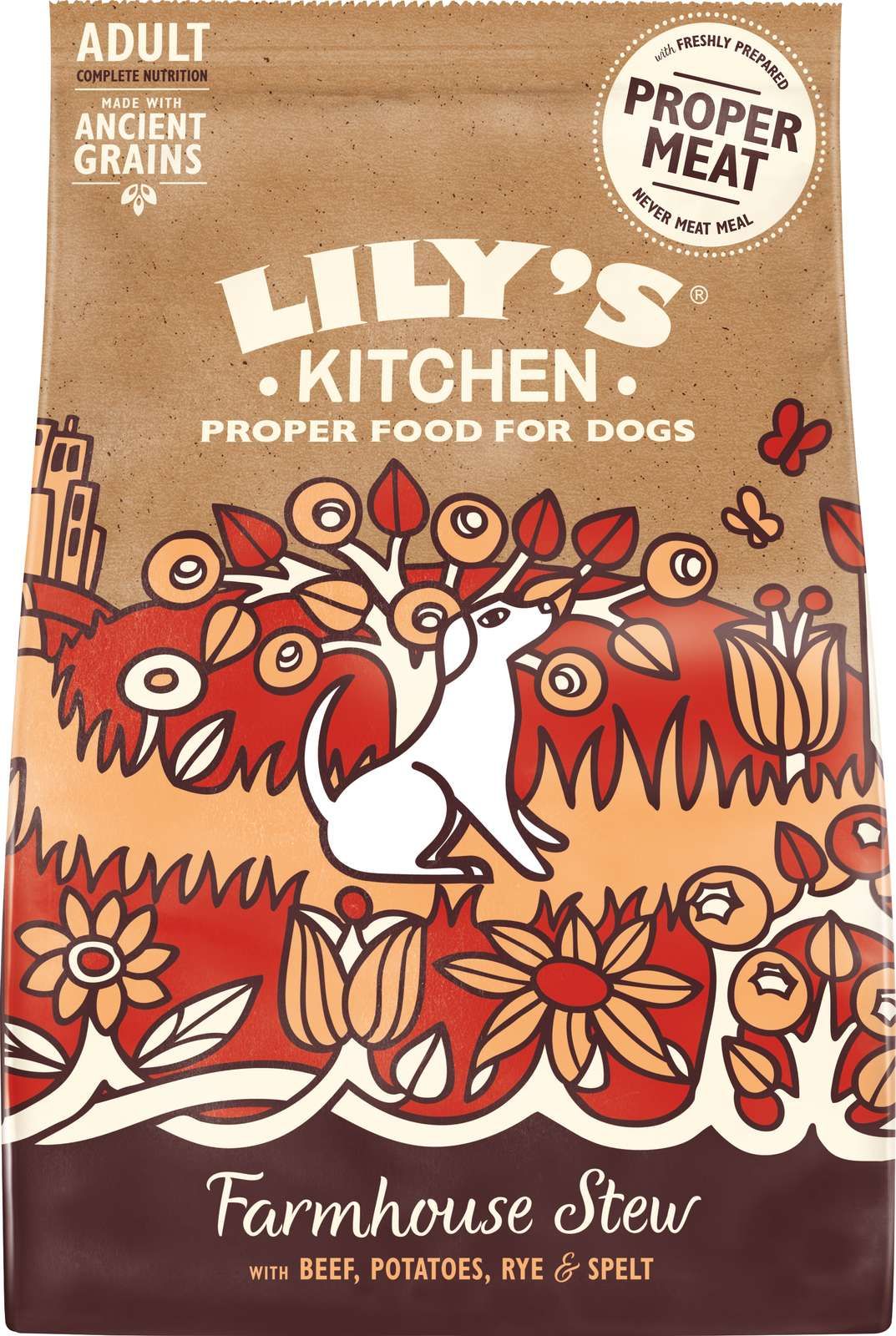 Lily's Kitchen Ancient Grains Beef Dry Food 1 kg