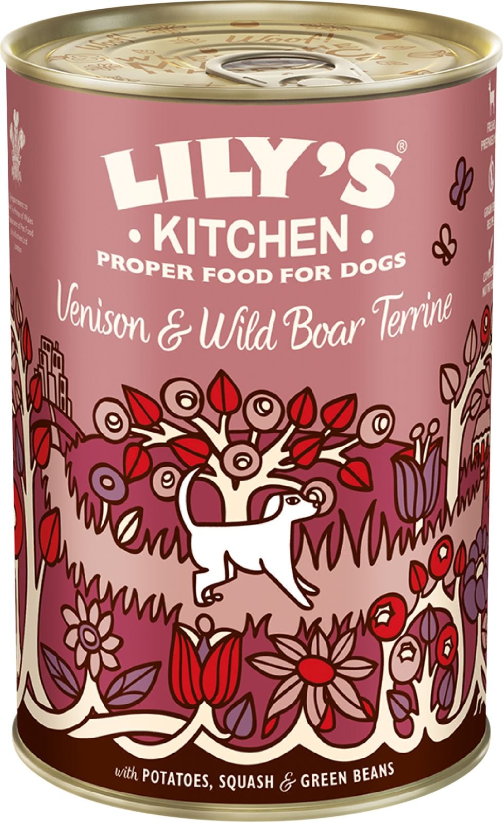 Lily's Kitchen Venison and Wild Boar Terrine 400 g