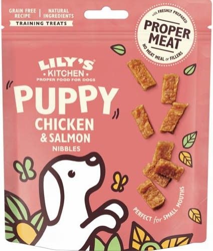 Lily's Kitchen Chicken & Salmon Nibbles for Puppies 70g