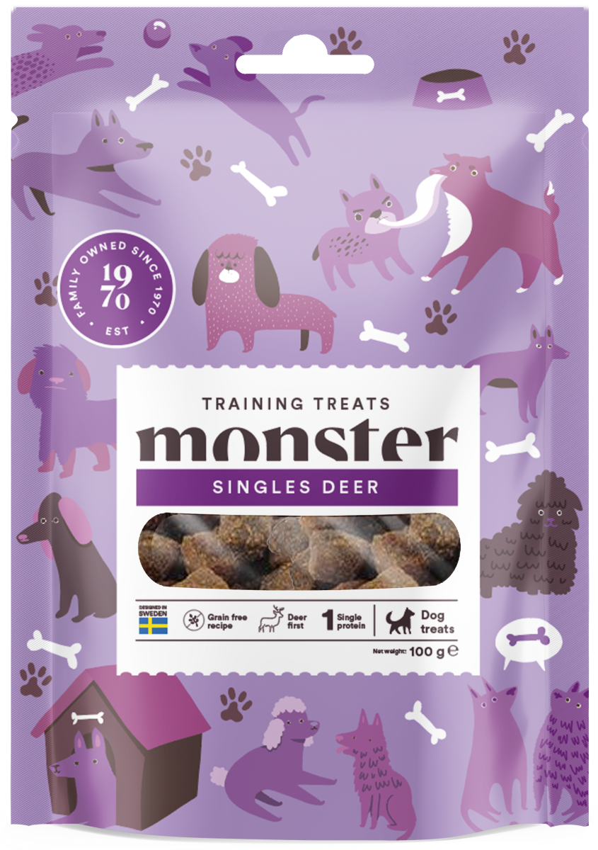 Monster Dog Training Treats Deer 100 g