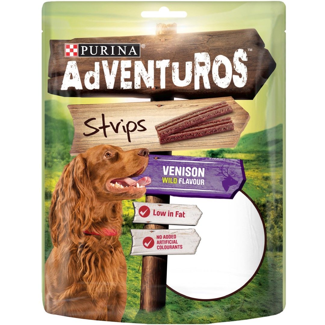 Purina Adventuros Strips Venison 90 g