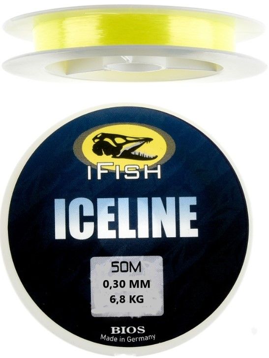 IFish Iceline 50m 0,30mm Gul