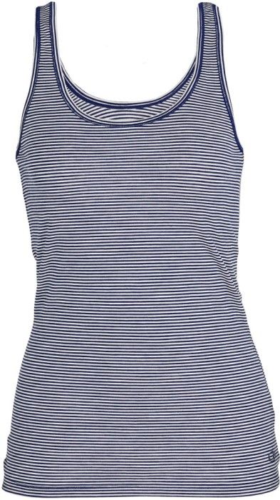 Icebreaker W's Siren Tank Stripe/Royal Navy/snow