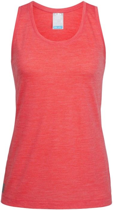 Icebreaker W's Sphere Tank Poppy Red Hthr