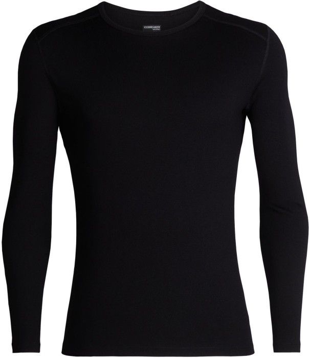 Icebreaker Ms 260 Tech LS Crewe Black