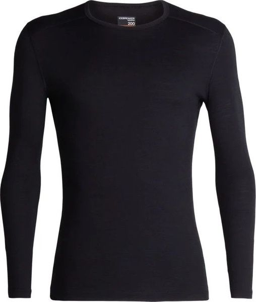 Icebreaker M's Oasis LS Crewe 200 Black