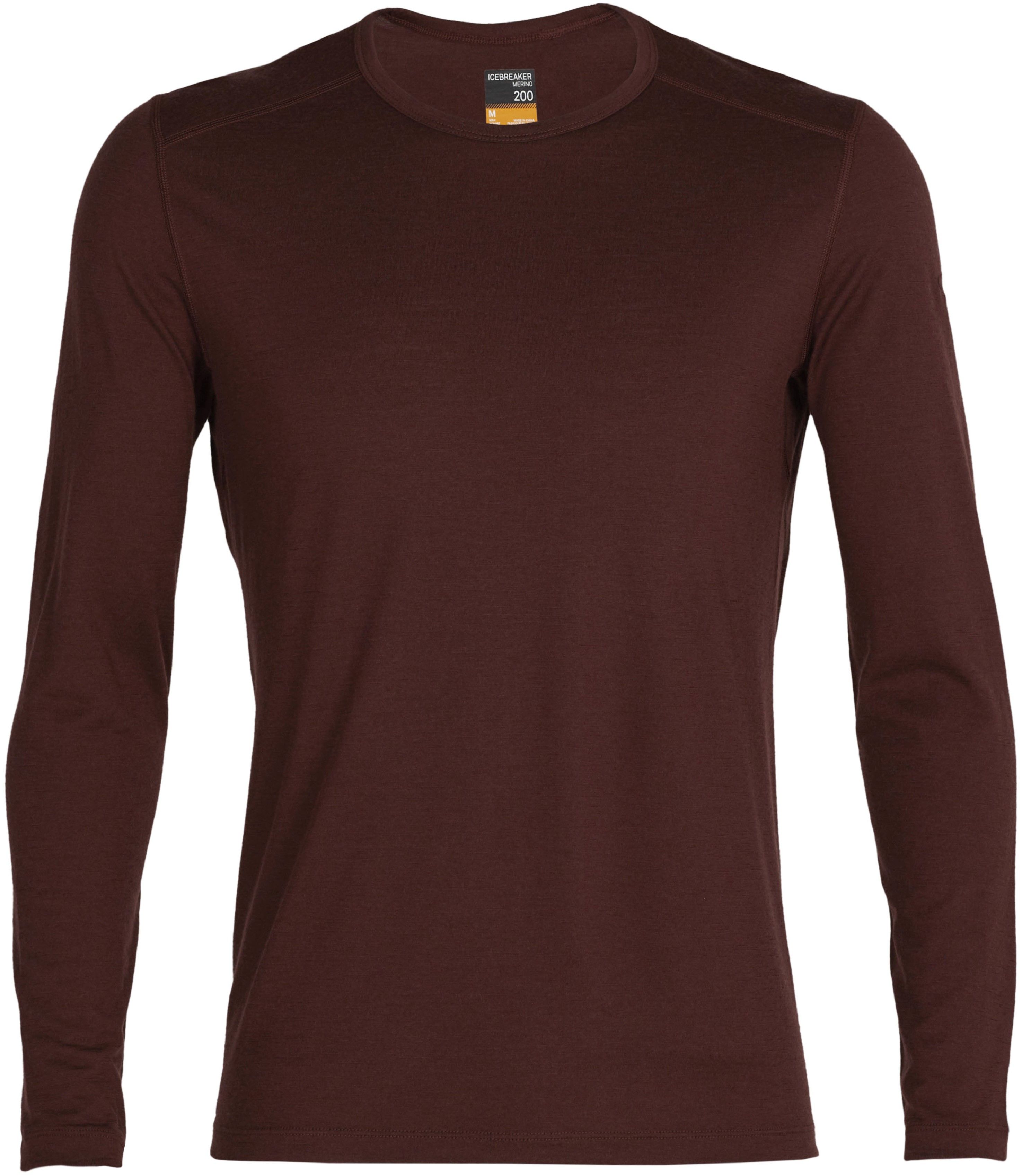 Icebreaker M's 200 Oasis LS Crewe Espresso