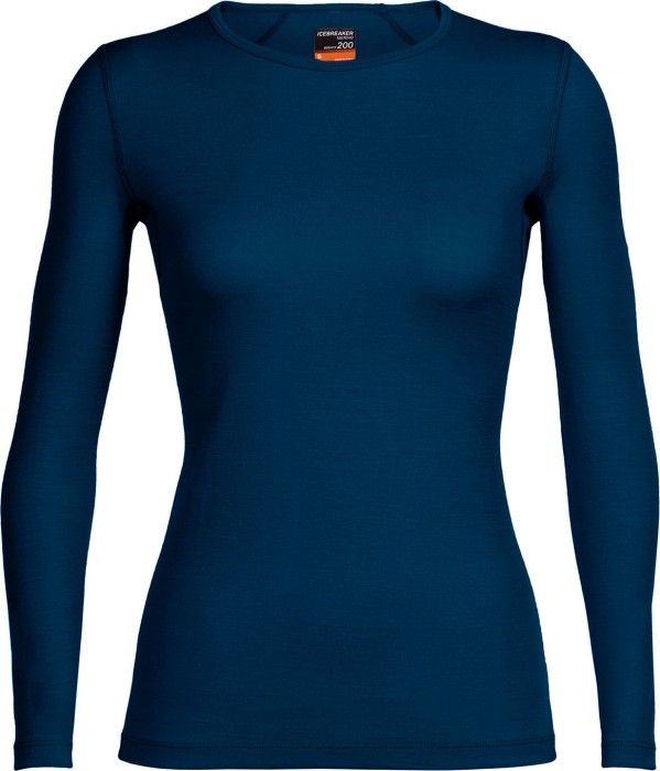 Icebreaker W's Oasis LS Crewe 200 Largo (2017)