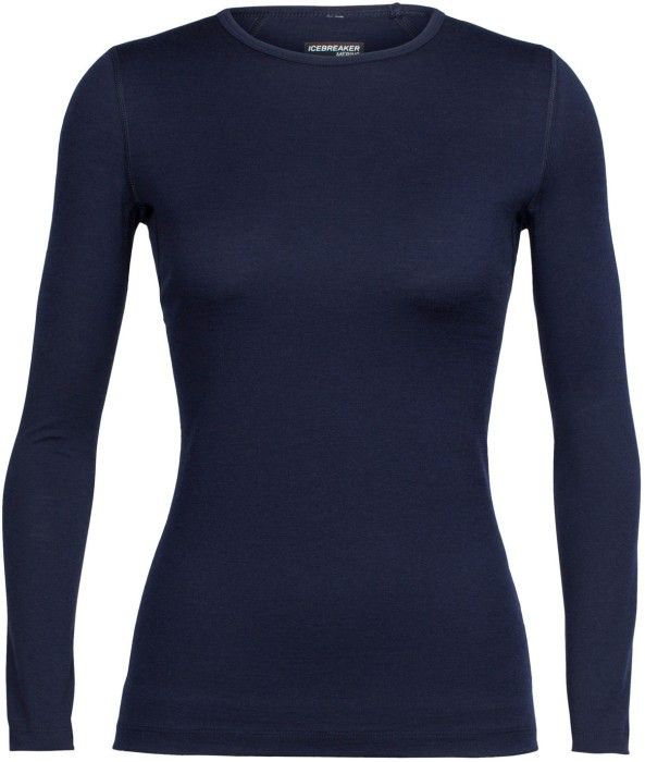 Icebreaker W's Oasis LS Crewe 200 Midnight Navy