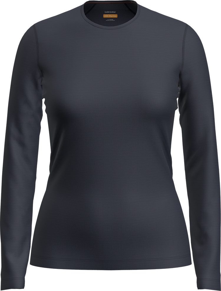 Icebreaker Ws 200 Oasis LS Crewe Midnight Navy