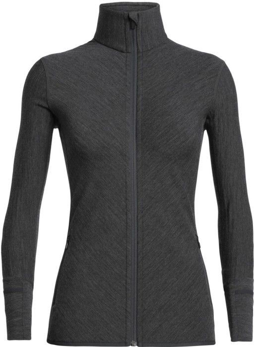 Icebreaker W's Descender LS Zip Jet HTHR