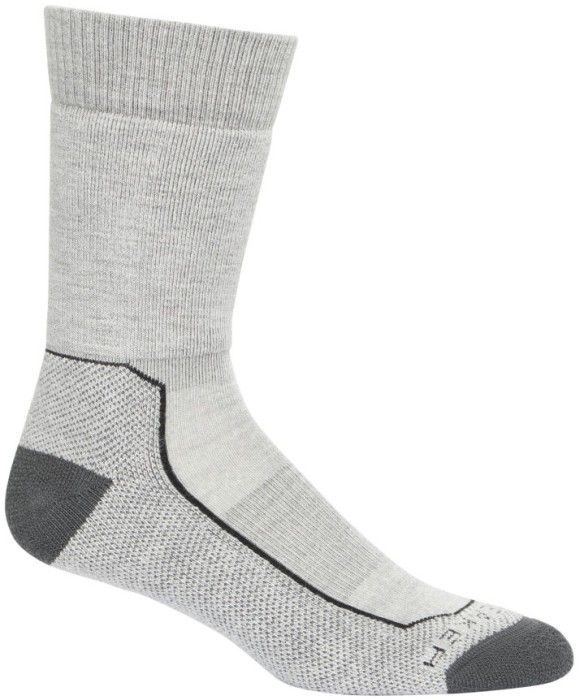 Icebreaker M's Anatomica Hike Medium Crew Blizzard Hthr