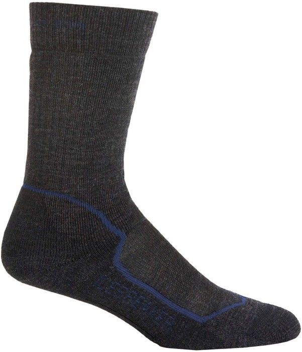 Icebreaker M's Hike+ Medium Crew Jet Hthr/Planet/Black