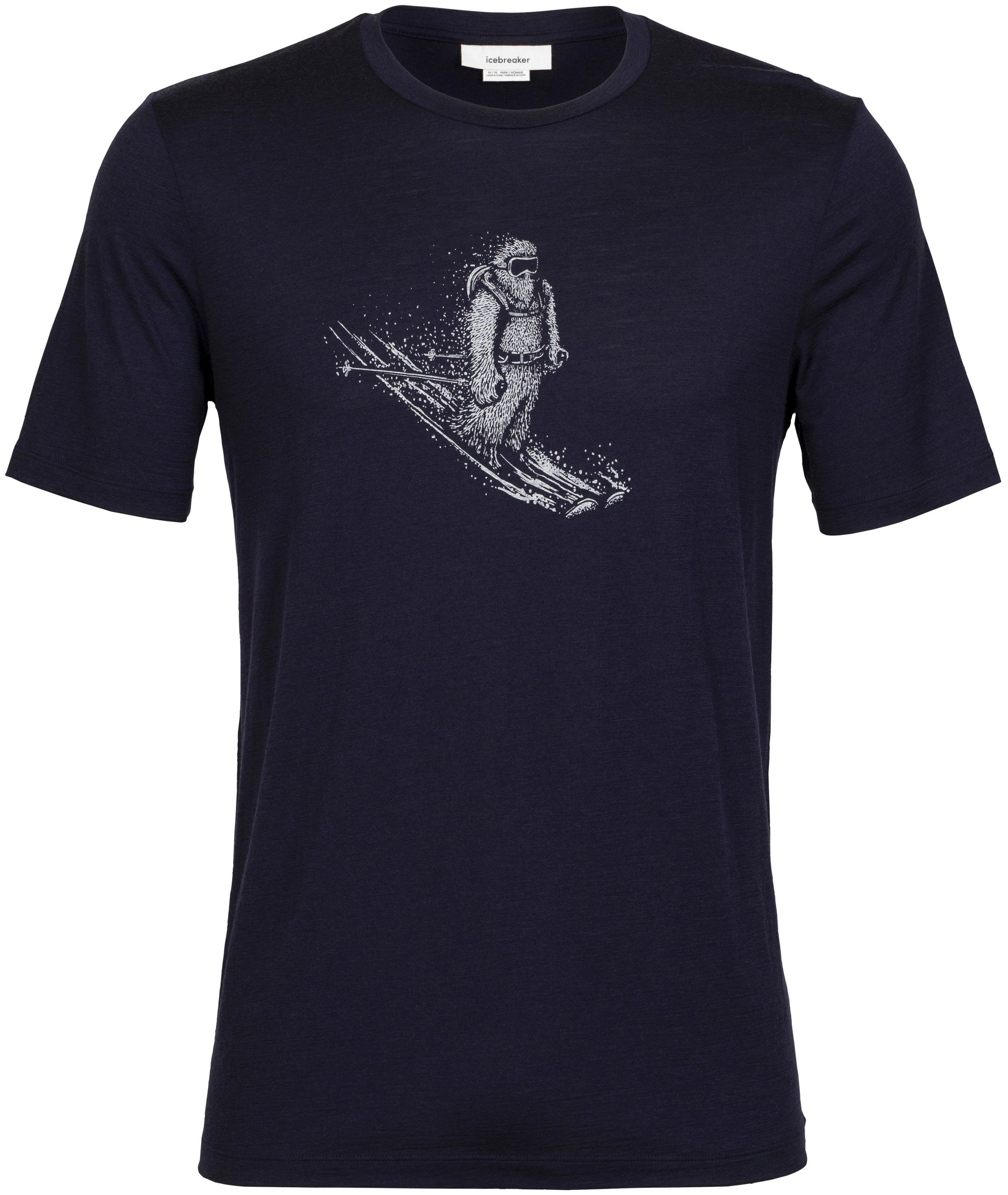 Icebreaker M's Tech Lite II SS Tee Midnight Navy/Skiing Yeti