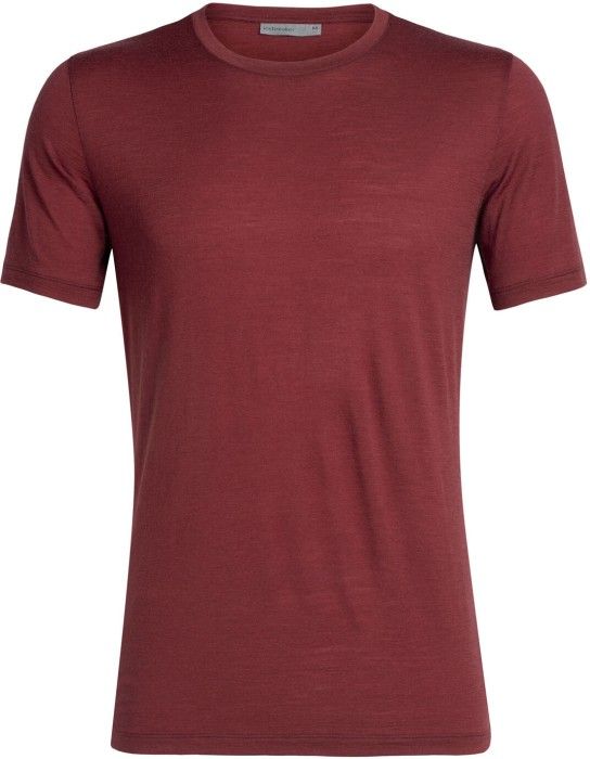 Icebreaker M's Tech Lite SS Crewe Cabernet