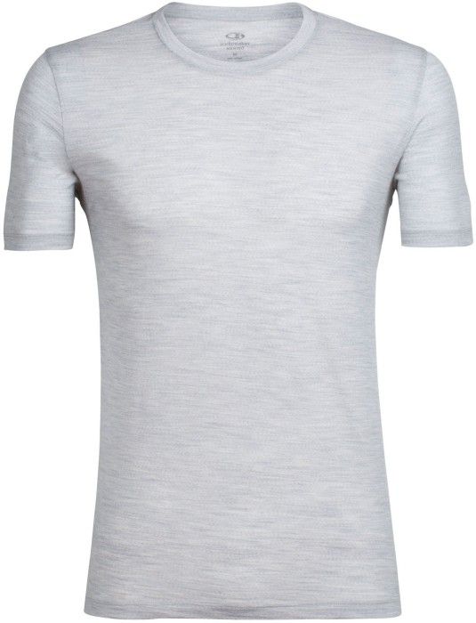 Icebreaker M's Tech Lite SS Crewe Blizzard Heather