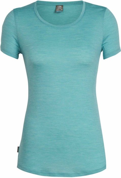 Icebreaker W's Sphere SS Low Crewe Ocean Hthr