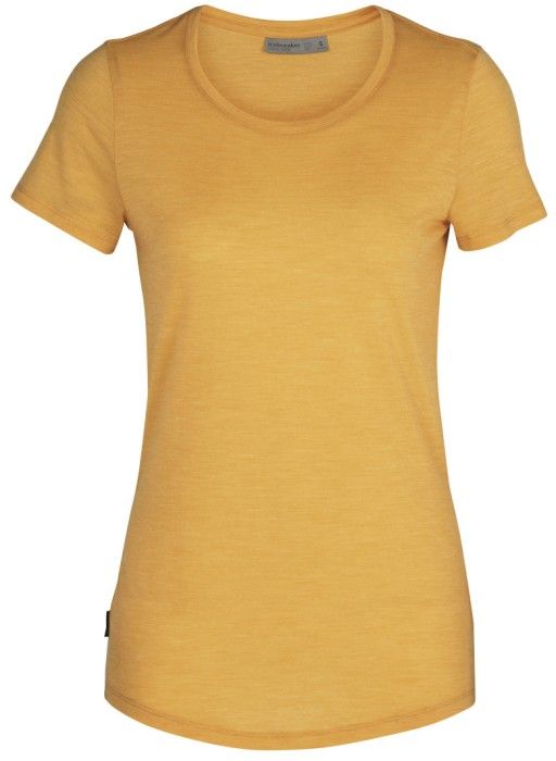 Icebreaker W's Sphere SS Low Crewe Safflower Hthr