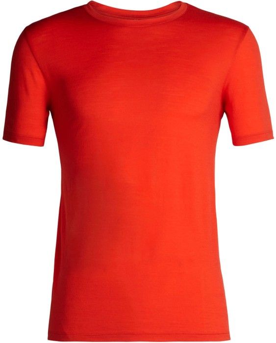 Icebreaker M's Tech Lite SS Crewe 150 Chili Red