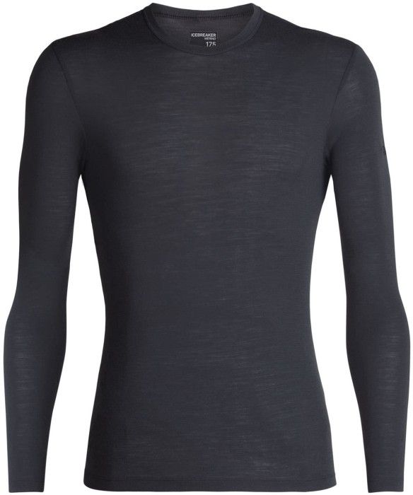Icebreaker M"s Everyday LS Crewe 175 Black'