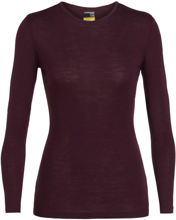 Icebreaker W's Everyday LS Crewe 175 Velvet