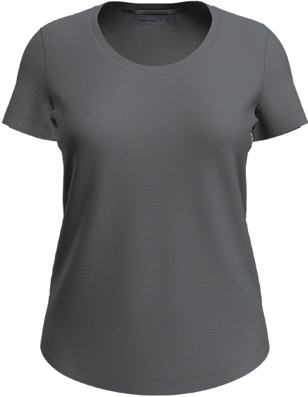 Icebreaker Women Tech Lite II SS Tee Gritstone Hthr