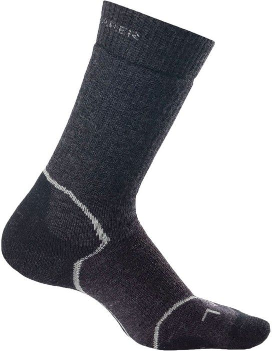Icebreaker W's Hike+ Medium Crew Jet Hthr/Silver/Black