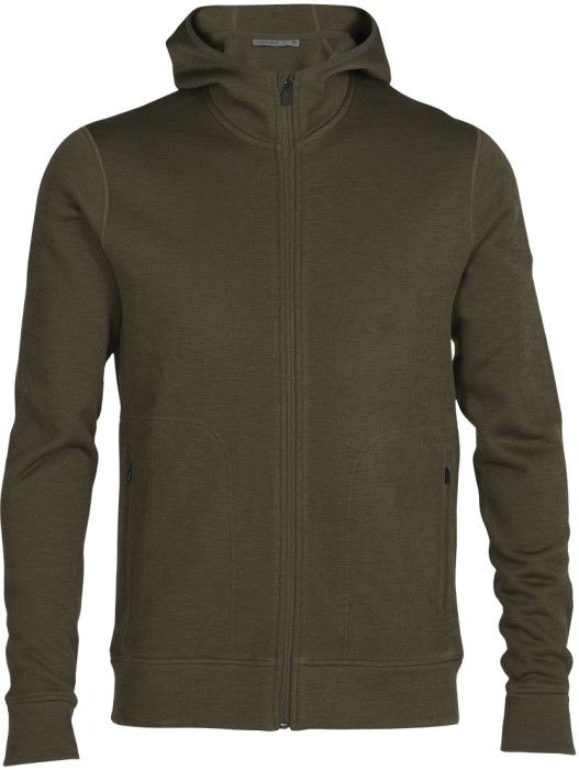 Icebreaker M's Elemental LS Zip Hood Loden