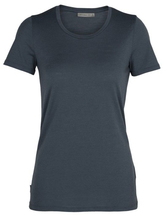 Icebreaker W's Tech Lite SS Low Crewe Serene Bluer