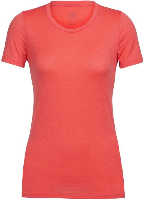 Icebreaker W's Tech Lite SS Low Crewe Poppy Red