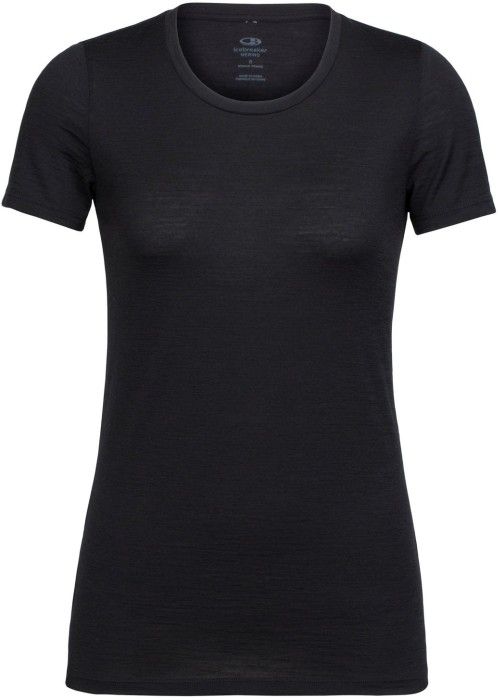 Icebreaker W's Tech Lite SS Low Crewe Black