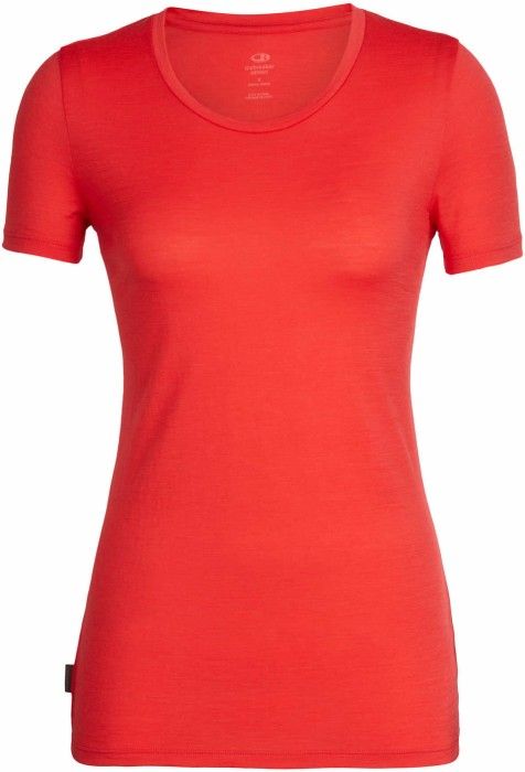 Icebreaker W's Tech Lite SS Low Crewe Ember