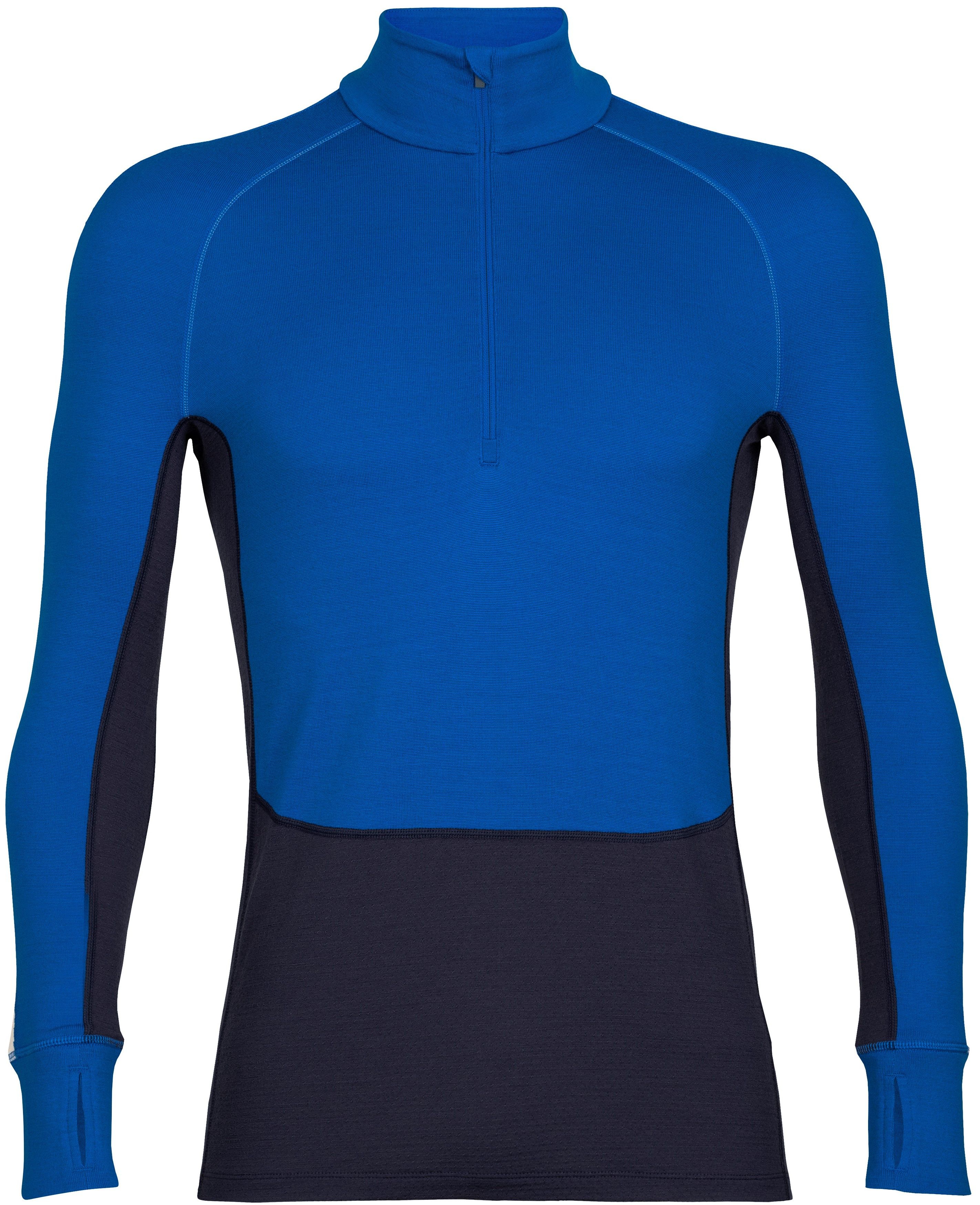 Icebreaker M's ZoneKnit 260 LS Half Zip Lazurite/Royl Ny/Snow/Cb
