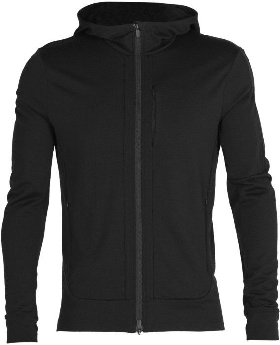 Icebreaker M's Quantum III LS Zip Hood Black