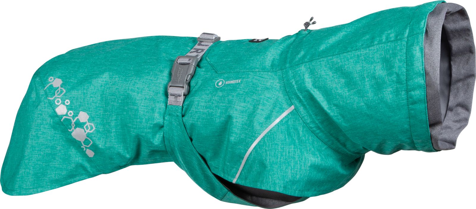 Hurtta Monsoon Coat II ECO koirantakki, 80 cm, Peacock