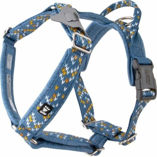 Hurtta Razzle-Dazzle Y-sele 65-80 cm Bilberry