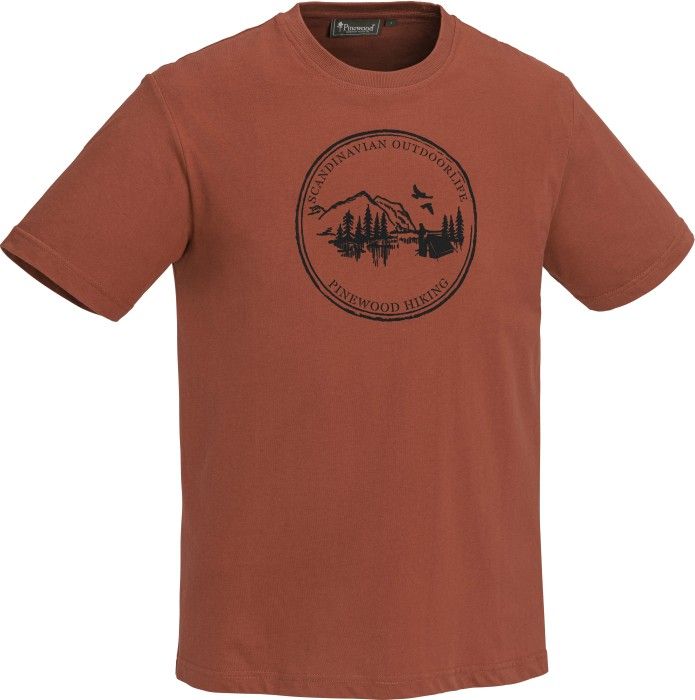 Pinewood Camp T-Shirt Terracotta