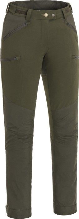 Pinewood W's Abisko/Brenton Pants Dark Olive/Suede Brown