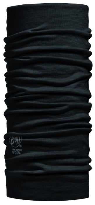 Buff Lightweight Merino Wool Solid Black