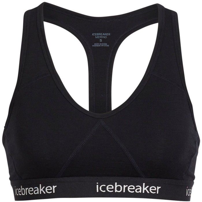 Icebreaker W's Sprite Racerback Bra 150 Black