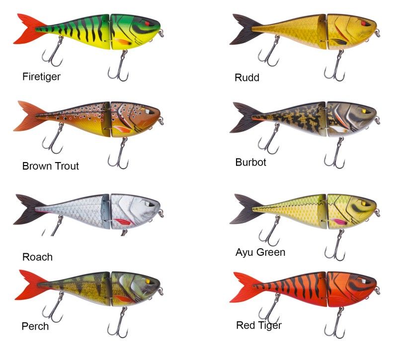 Berkley Zilla Jointed Glider -viehe, 180 mm